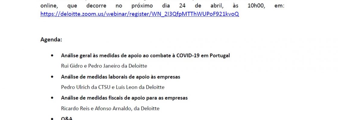 DeloitteeComunidadeIntermunicipaldoAlentejoCentralapoiamempresasdaregionocombateaosefeitosdaCOVID...