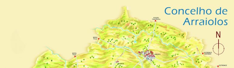 Mapa do Concelho de Arraiolos