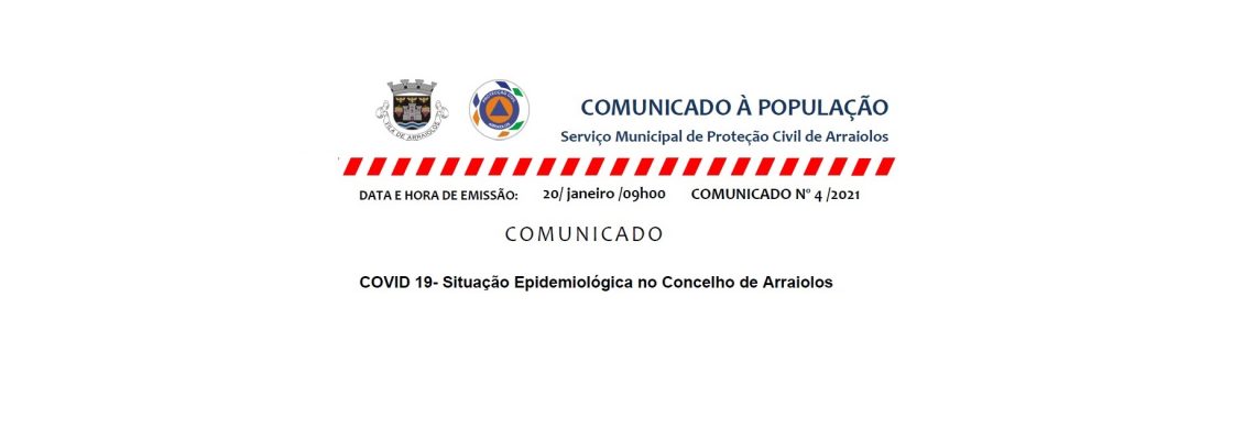 Comunicado Nº 4 do SMPC  – 20/01/2021