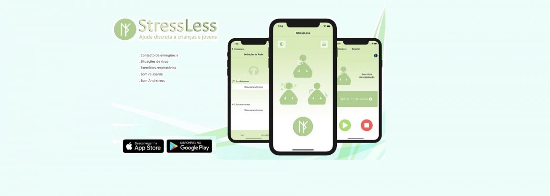 StressLess – aplicação para ajudar crianças e jovens em perigo