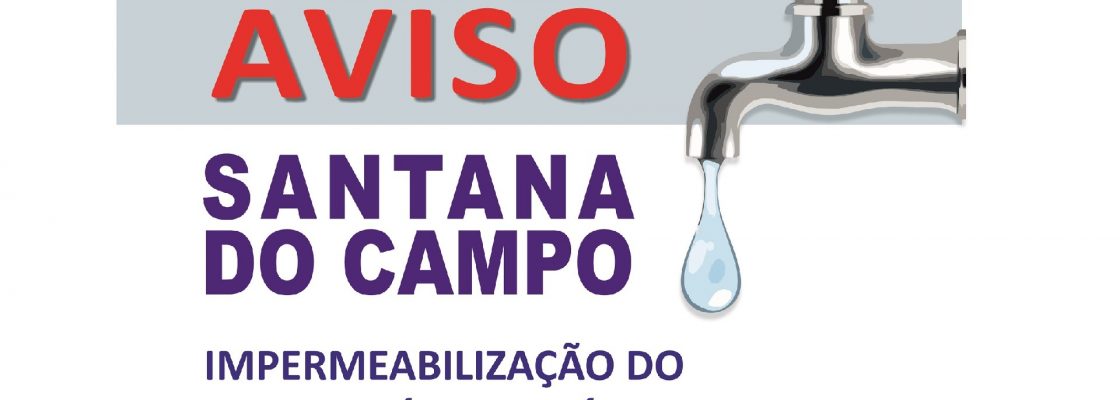Santana do Campo – impermeabilizacao do reservatório de agua