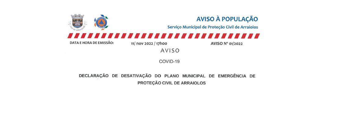 Aviso – desativação PMEPC