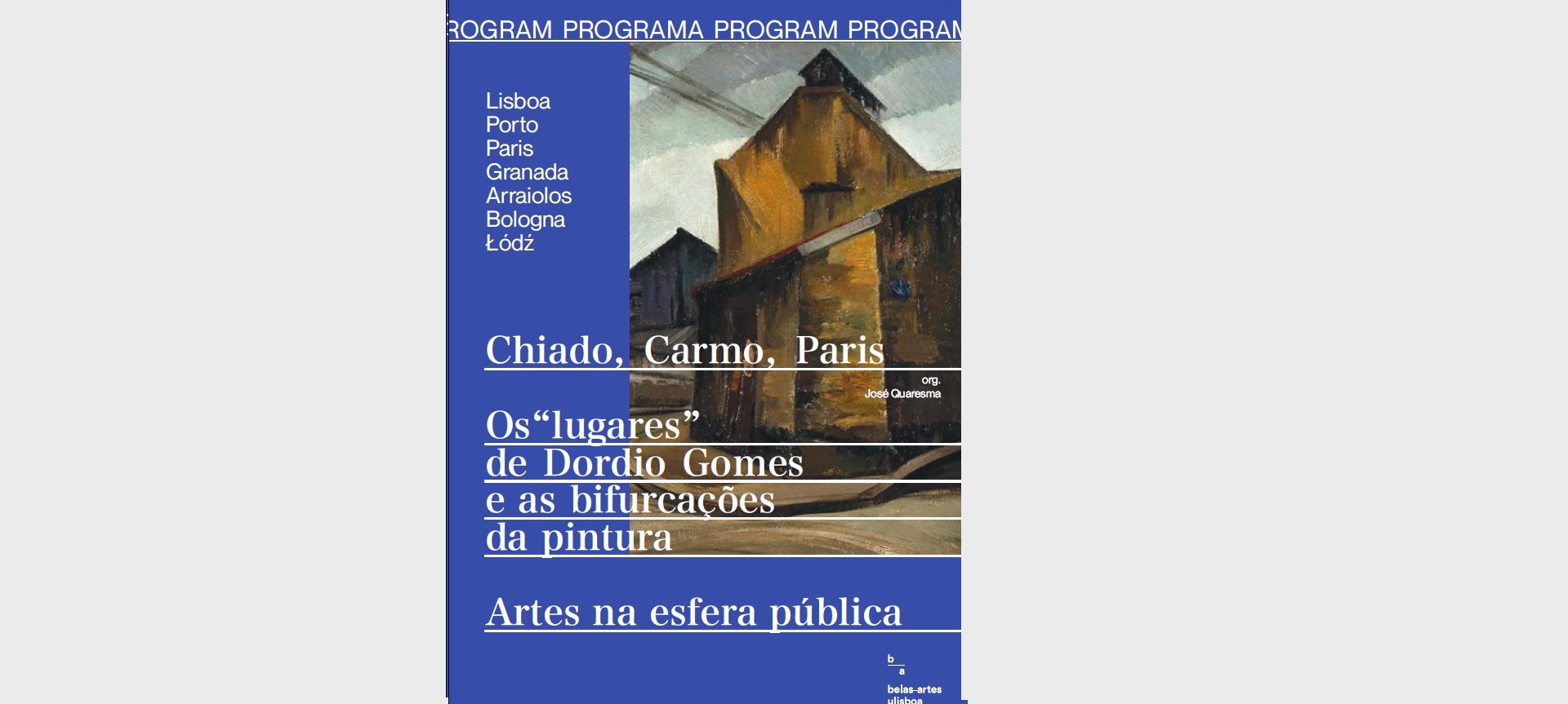 Os“lugares” de Dordio Gomes e as bifurcações da pintura