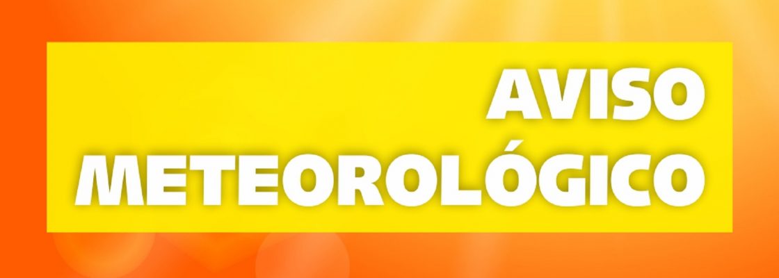 AVISO AMARELO para TEMPO QUENTE