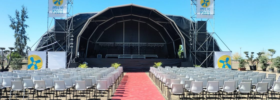 “Artes no Rossio” – O recinto está pronto!