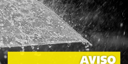 AVISO AMARELO para PRECIPITAÇÃO