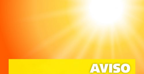 AVISO AMARELO PARA TEMPO QUENTE MEDIDAS PREVENTIVAS