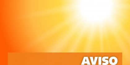 PRORROGAÇÃO AVISO LARANJA PARA TEMPO QUENTE