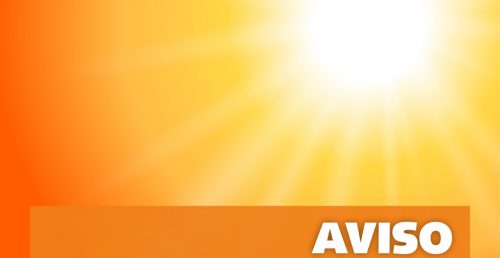 PRORROGAÇÃO AVISO LARANJA PARA TEMPO QUENTE