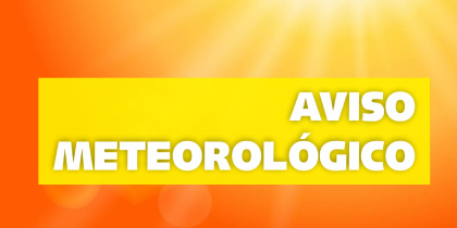 AVISO AMARELO para TEMPO QUENTE