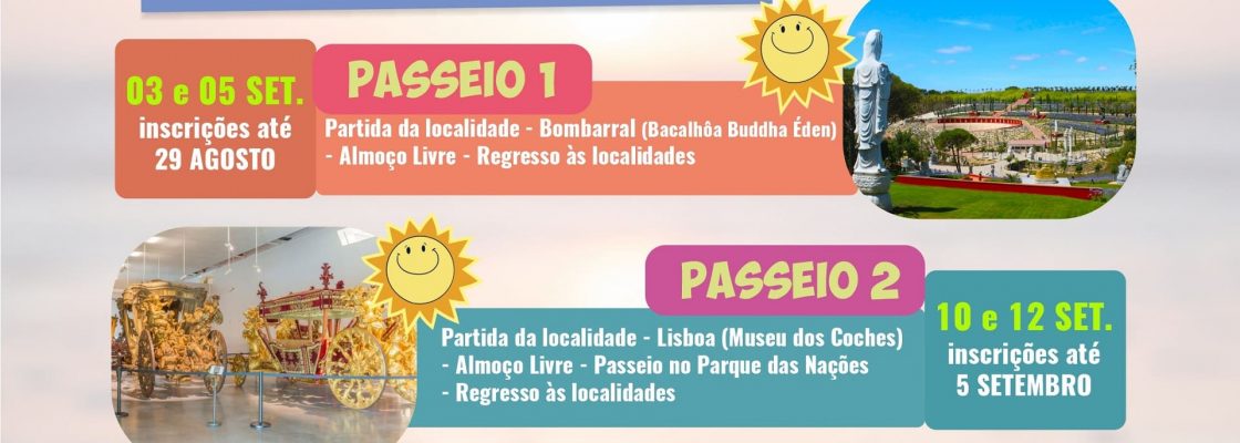 Passeios de Verão 2025