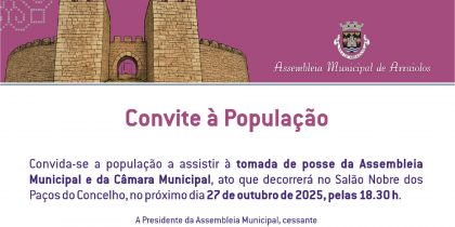 Convite – Tomada de Posse – Assembleia Municipal e Câmara Municipal