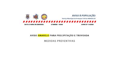 AVISO AMARELO para PRECIPITAÇÃO