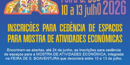 – Mostra de Atividades Económicas – Condições de Participação