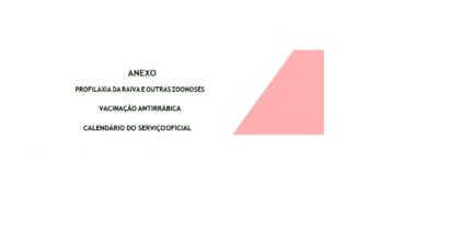 Calendário de Vacinação Antirrábica – 2026