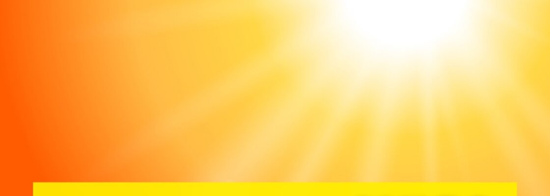 AVISO AMARELO para TEMPO QUENTE